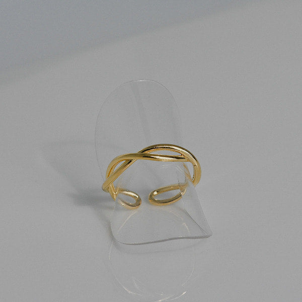 925 silver soft twist open ring_KWAJE059